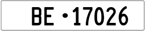 Truck License Plate